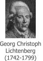 Georg Christoph  Lichtenberg (1742-1799)